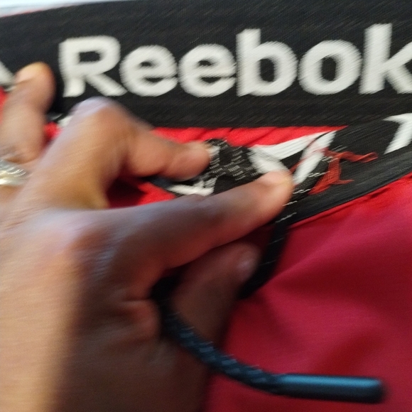 Red Reebok Jogging Shorts - Picture 3 of 4